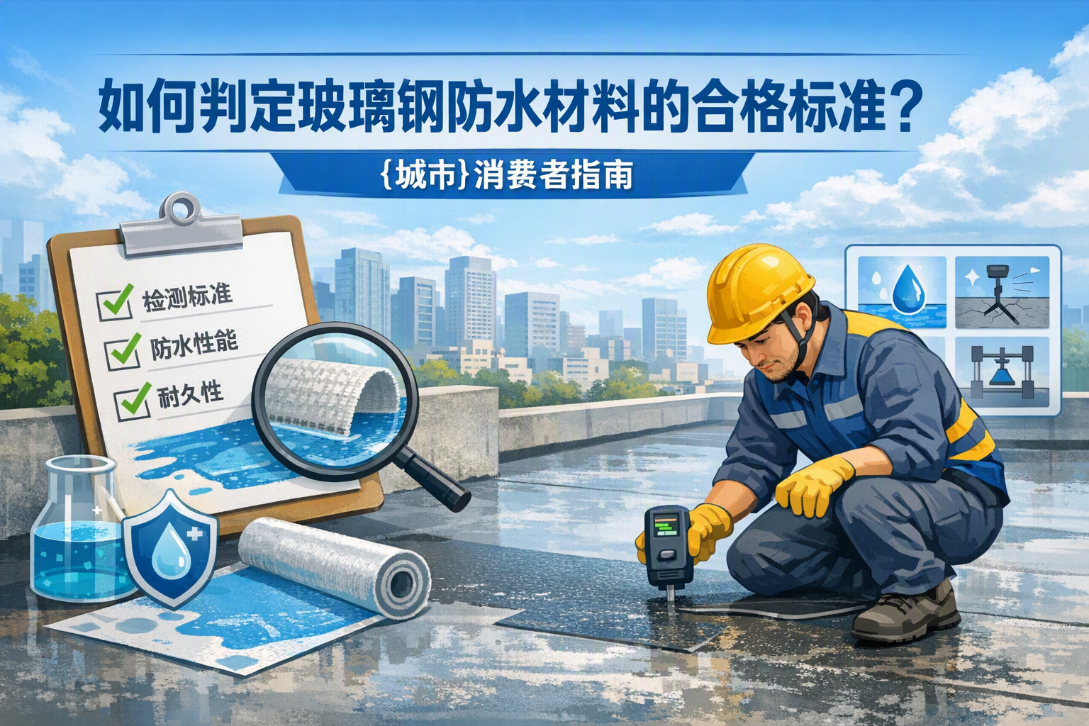 如何判定玻璃钢防水材料的合格标准？ 肇庆 消费者指南